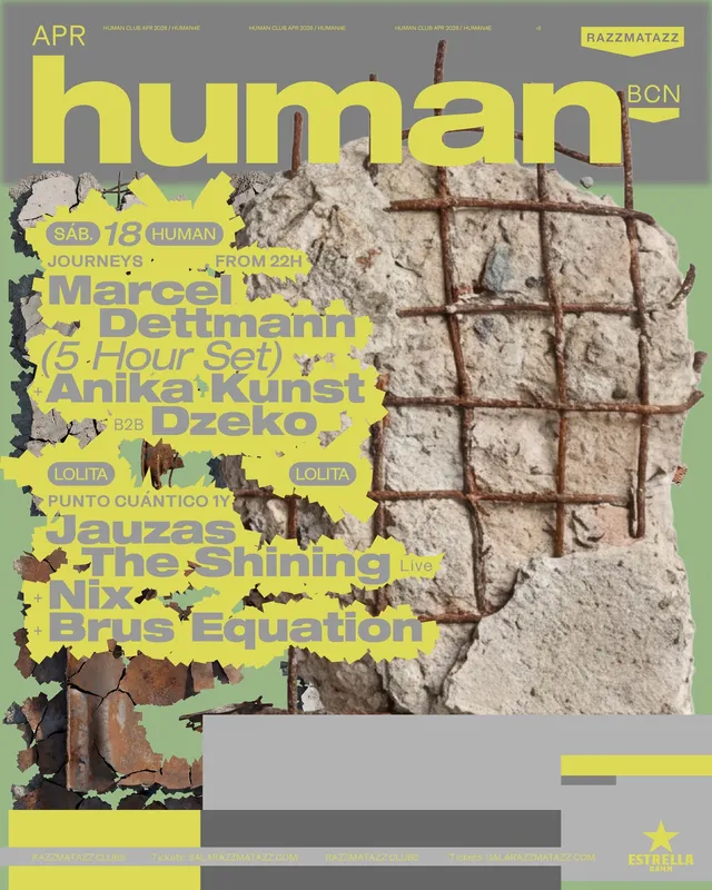 Human pres. JOURNEYS: Marcel Dettmann (5-hour Set), Anika Kunst b2b Dzeko - Photo 1
