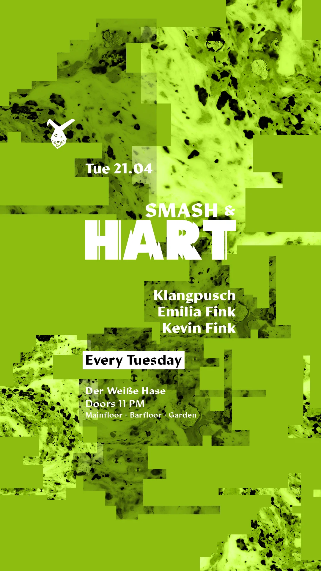 Smash & HART ◢◤ Tuesday Rave [free entry until midnight*]