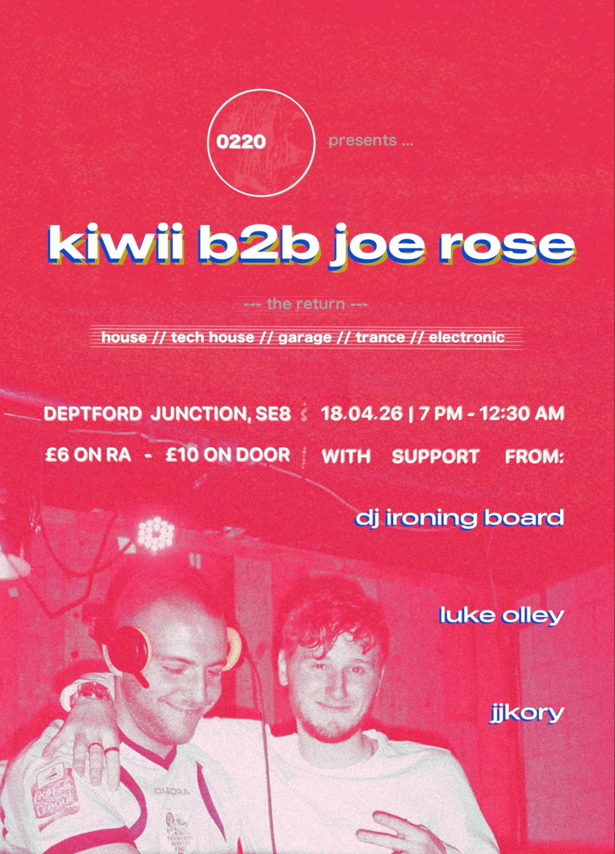 Kiwii B2B Joe Rose: The Return (Plus Special Guests)