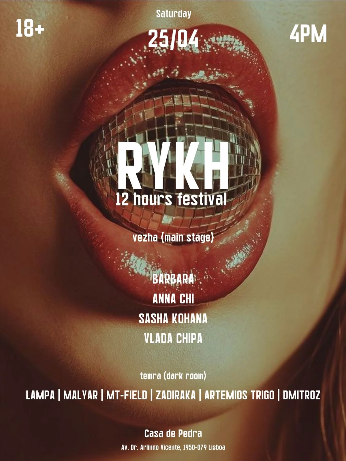 Rykh — Freedom Night in Lisbon - Groovy House & Indie Tech