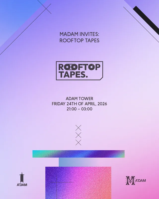 Madam by Night invites: Rooftop Tapes - Photo 1