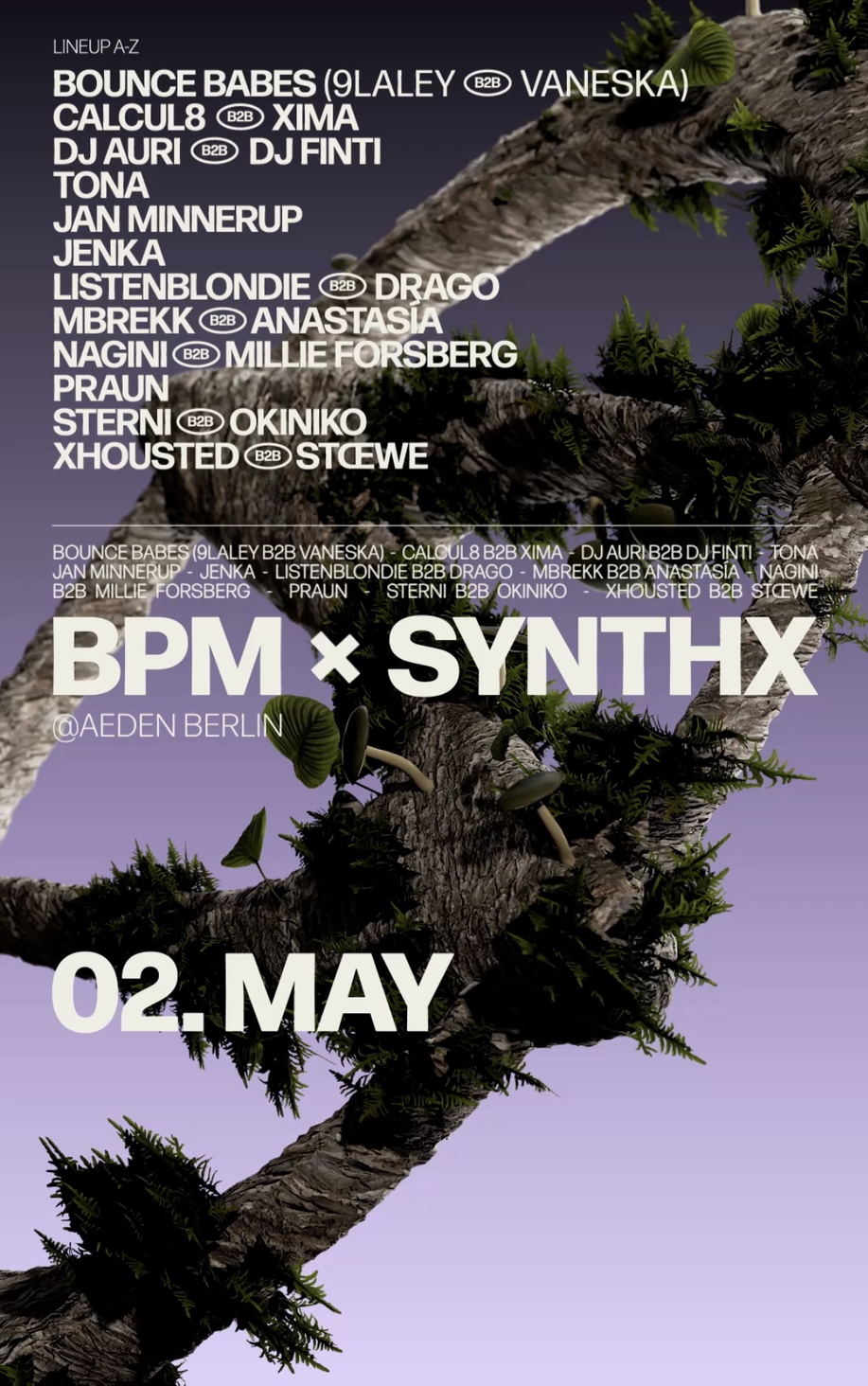 BPM x SYNTHX: MayDay Weekend TakeOver w/ Millie Forsberg, Listenblondie 
