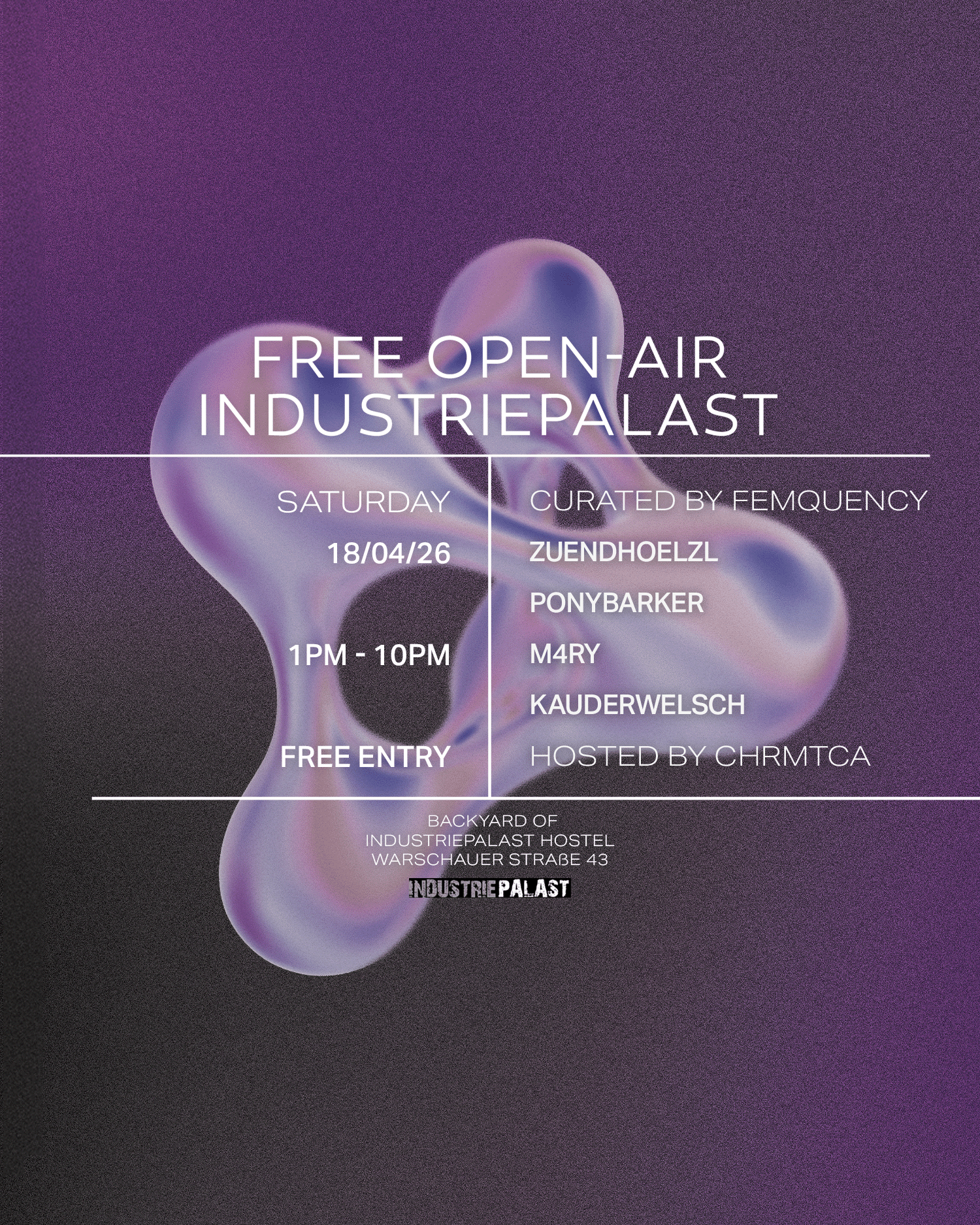 FREE OPEN AIR - FEMQUENCY X CHRMTCA 