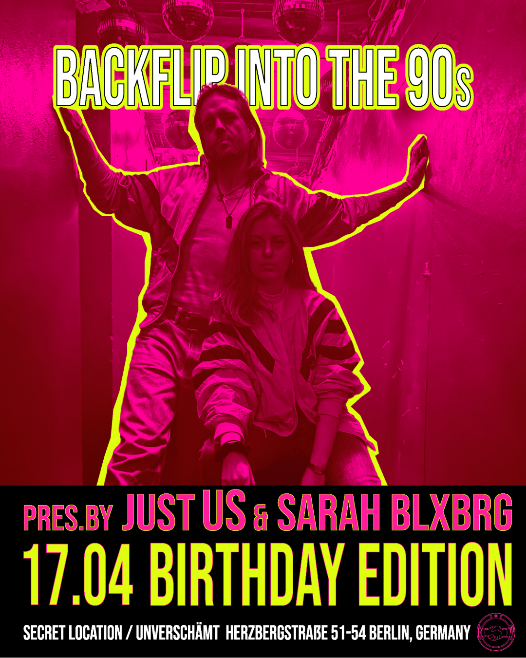 justUS & Sarah Blxbrg - present Backflip Into The 90s